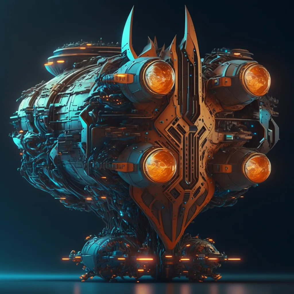 LoliconMKII Spaceship Fractal Design Symmetric Cover Shot Glamo