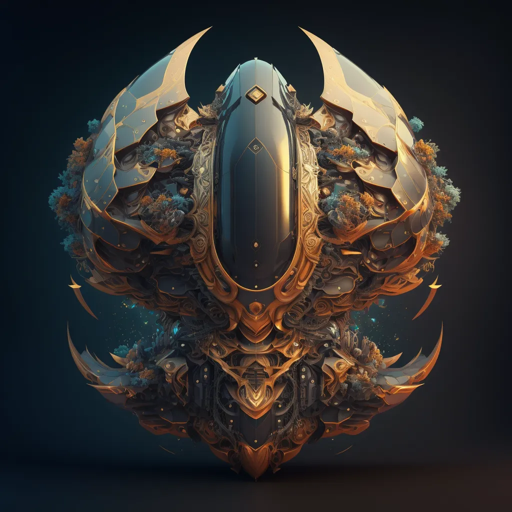 LoliconMKII Spaceship Fractal Design Symmetric Cover Shot Glamo